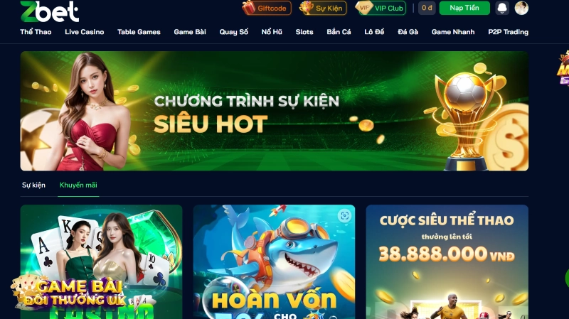code Zbet