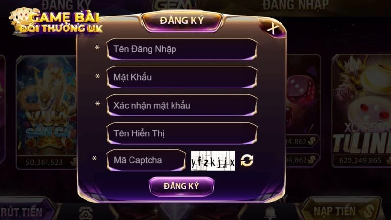 Đăng ký Gemwin